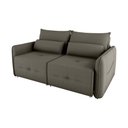 Ver imagem 1 de Sofá Cama 2 Lugares com com Assentos Divididos Premium com Almofadas Celine Matrix Cor:suede