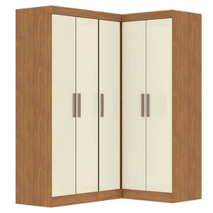 Quarto Modulado de Canto Madrid com 5 Portas Maxel