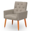 Ver imagem 1 de Poltrona para Sala Reforçada Confortável Íris Suede