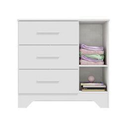 Cômoda Infantil 1 Porta e 3 Gavetas 100% Mdf Liam - 4
