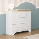 Ver imagem 2 de Cômoda Infantil 1 Porta e 3 Gavetas 100% Mdf Liam