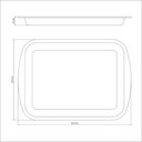 Ver imagem 2 de Assadeira Rasa Alumínio Revestimento Antiaderente Starflon T1 Grafite 40 Cm 3,8 L