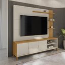 Ver imagem 1 de Estante Painel para Tv 70 Pol 200cm Apollo Tauari/off L06 - Mpozenato