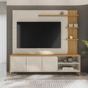 Ver imagem 2 de Estante Painel para Tv 70 Pol 200cm Apollo Tauari/off L06 - Mpozenato