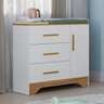 Cômoda Infantil 1 Porta e 3 Gavetas 100% Mdf Liam - 2
