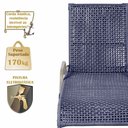 Ver imagem 4 de 4 Espreguiçadeiras Reclinavel Catar Fendi Corda Nautica Azul
