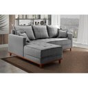 Ver imagem 1 de Sofá 3 Lugares Onix com Chaise Lado Esquerdo 230cm em Linho