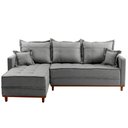 Ver imagem 4 de Sofá 3 Lugares Onix com Chaise Lado Esquerdo 230cm em Linho Cinza