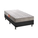 Ver imagem 1 de Cama Box Solteiro: Colchão Espuma D45 Paropas Pasquale Clean + Base CRC Suede Gray(88x188)