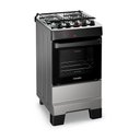 Ver imagem 1 de Fogão a Gás Mesa Inox Tampa de Vidro Forno 50l Esmaltec Ideal Top Inox 4 Bocas Bivolt