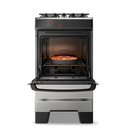 Ver imagem 4 de Fogão a Gás Mesa Inox Tampa de Vidro Forno 50l Esmaltec Ideal Top Inox 4 Bocas Bivolt