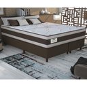 Ver imagem 1 de Cama Box Conjugado King com Colchão 193x73x203 Sleep Gold Gazin Cr35356 Marrom Bege