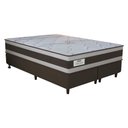 Ver imagem 2 de Cama Box Conjugado King com Colchão 193x73x203 Sleep Gold Gazin Cr35356 Marrom Bege