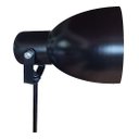 Ver imagem 4 de Luminária de Chão com Cúpula Articulada Gira 360 Graus para Cima e para Baixo - Preto