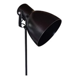 Luminária de Chão com Cúpula Articulada Gira 360 Graus para Cima e para Baixo - Preto - 5