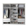 Guarda-roupa Casal 100% Mdf Bp 6 Portas 4 Gavetas Asti - 5