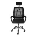 Ver imagem 3 de Kit 8 Cadeira Escritório Presidente Office Tela Mesh Viena 3324 Preto