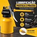 Ver imagem 3 de Bomba Oleo Manual 250ml Bico Rigido Lubrificador Portatil Metal Oficina Maquinas Ferramentas Manuten