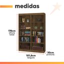Ver imagem 3 de Estante Livreiro Multiuso 8 Prateleiras 1,71m Office Jequitiba J&a