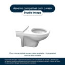 Ver imagem 4 de Assento Sanitário Studio Pêssego Rosa Shell para Vaso Incepa