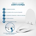 Ver imagem 3 de Assento Sanitário Studio Pêssego Rosa Shell para Vaso Incepa