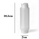 Ver imagem 4 de Kit 3 Bisnaga Invertida Tipo Fifo 550ml C Marcador P/ Molhos