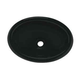 Cuba de Sobrepor Oval Preta 44 x 32cm - Icasa - IL6612