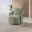 Ver imagem 1 de Poltrona Decorativa para Sala de Estar Redonda Califórnia Verde