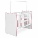 Ver imagem 2 de Berço Doce Sonho Rosa/Branco - Qmovi