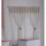 Cortina Quarto Do Bebê 2.00m X 1.60cm Linho Luxo com Forro e Voal - 1