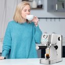 Ver imagem 7 de Casabrews Máquina de Espresso 20 Bar com Vaporizador de Leite (prata)