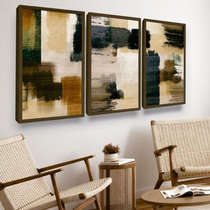Quadro Decora Parede Sala Quarto Tendência com Moldura