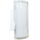 Ver imagem 3 de Kit 4 Arandela Calha de Parede com Vidro Pintado:fosco Borda/branco