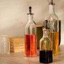 Ver imagem 2 de Kit 6 Garrafas de Vidro para Azeite ou Vinagre 270ml com Bico Dosador e Tampa Lyor