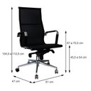 Ver imagem 5 de Kit 8 Cadeiras Escritorio Presidente Esteirinha Tela Mesh 3303