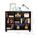 Ver imagem 2 de Nicho Modular para Organização Preto Zuri 9 Espaços com Rodízios