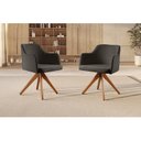 Ver imagem 2 de Kit com 2 Cadeiras Giratória Eros para Sala de Estar