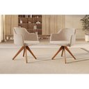 Ver imagem 2 de Kit com 2 Cadeiras Giratória Eros para Sala de Estar