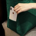 Ver imagem 4 de Cabeceira Almofada de Apoio para Encosto Mel Queen 160 cm Suede Verde