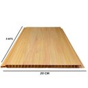 Ver imagem 2 de Kit 29 Caixas Forro de PVC Plus 8MMX20CMX3M 174m² Bariri Marrom/Cerejeira