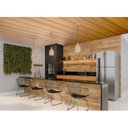 Ver imagem 3 de Kit 29 Caixas Forro de PVC Plus 8MMX20CMX3M 174m² Bariri Marrom/Cerejeira