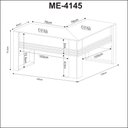 Ver imagem 4 de Escrivaninha Mesa para Escritório em L Angular 136 Cm Cor:amêndoa