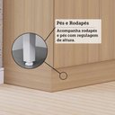 Ver imagem 6 de Balcão de Cozinha 60cm 2 Pts Elegance Luciane Móveis Freijó/freijó Brasil