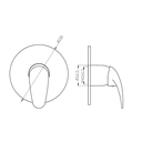 Ver imagem 2 de Acabamento para Registro Monocomando Ducha Chuveiro Padrão Base Deca Preto Fosco Black Matte Metal a