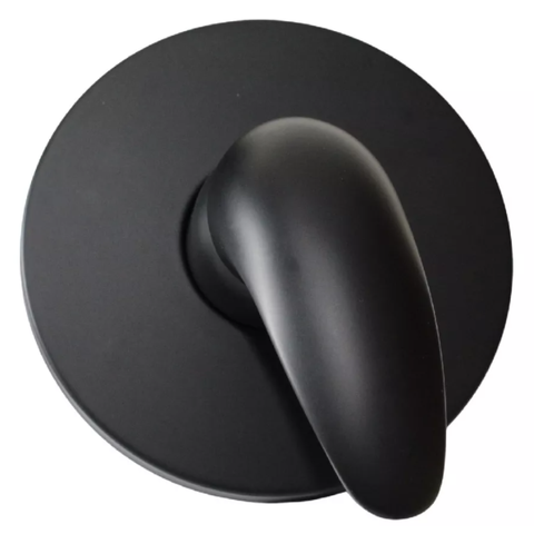 Acabamento para Registro Monocomando Ducha Chuveiro Padrão Base Deca Preto Fosco Black Matte Metal a