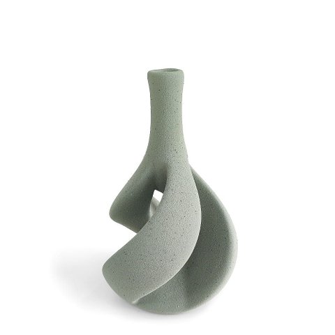 Vaso Espiral Vazado Decorativo 20x11cm