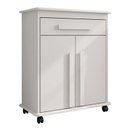Ver imagem 1 de Buffet Balcão Pequeno Multiuso 75cm 2 Portas Chile RV Móveis Branco