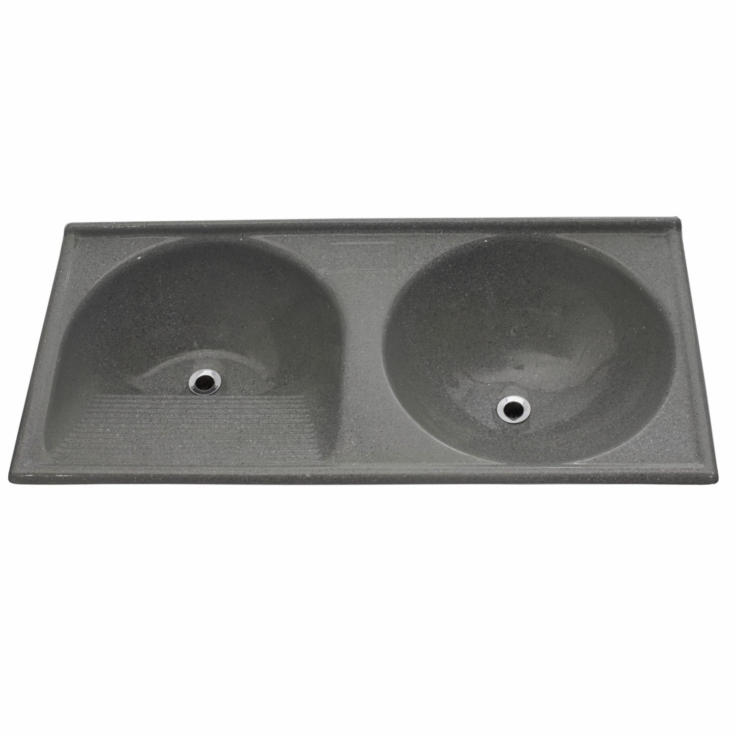 Tanque Duplo em Mármore Sintético 120cmx60cm DVG Decoralita - 1