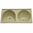 Ver imagem 1 de Tanque Duplo em Mármofibra 112cmx53cm Dvg Decoralita