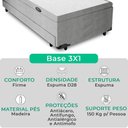 Ver imagem 2 de Bicama Box com Baú Solteirão Cinza 96x203x44 V-store